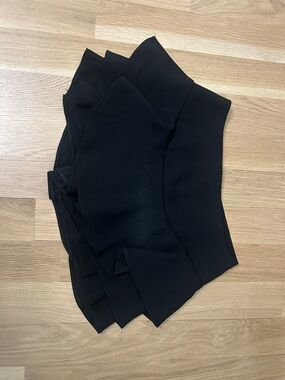 Zara Black Ruffle Mini Skort
